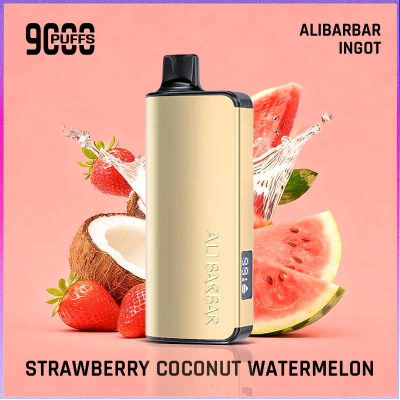 Alibarbar Ingot Strawberry Coconut Watermelon 9000 Puffs