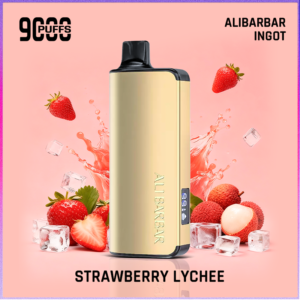Alibarbar Ingot Strawberry Lychee Ice 9000 Puffs