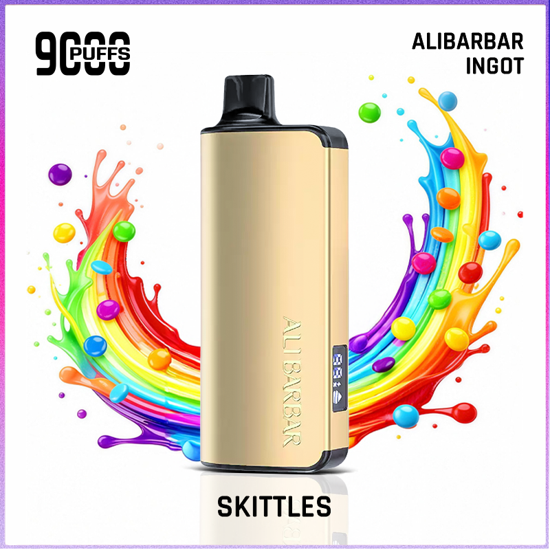 Alibarbar Ingot Skittles 9000 Puffs