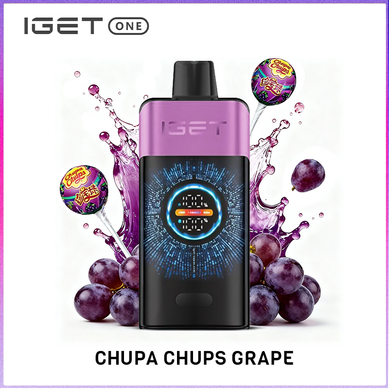 IGET One Chupa Chups Grape 12000 puffs - Chupa Chups Grape