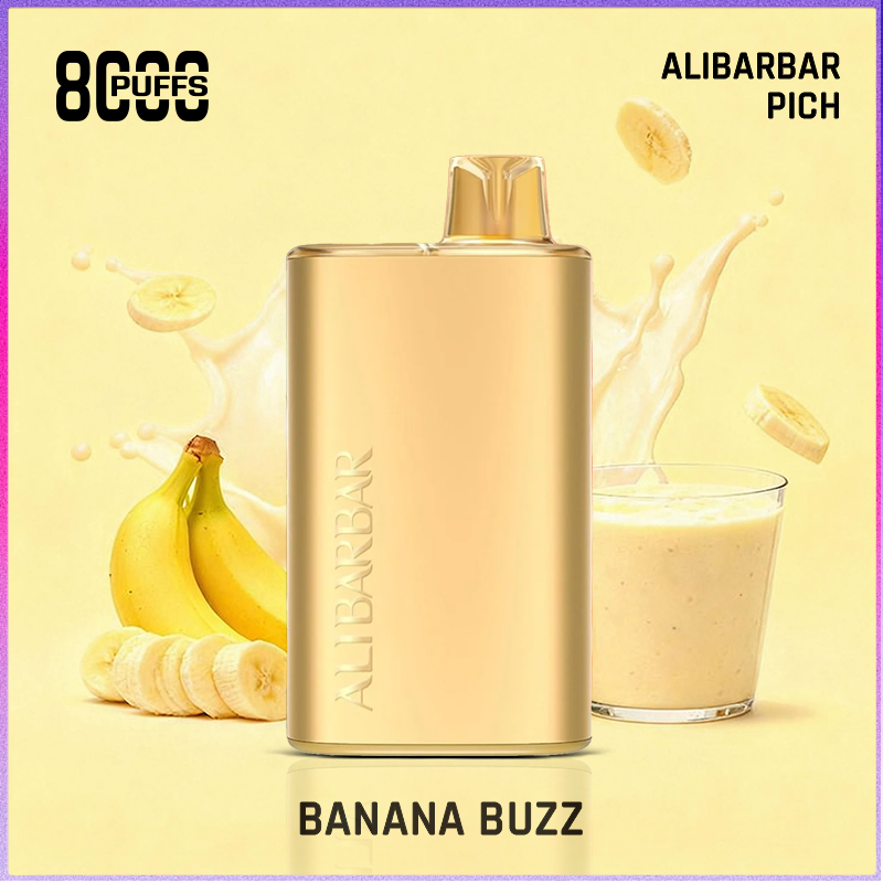 Alibarbar Rich Banana Buzz 8000 Puffs